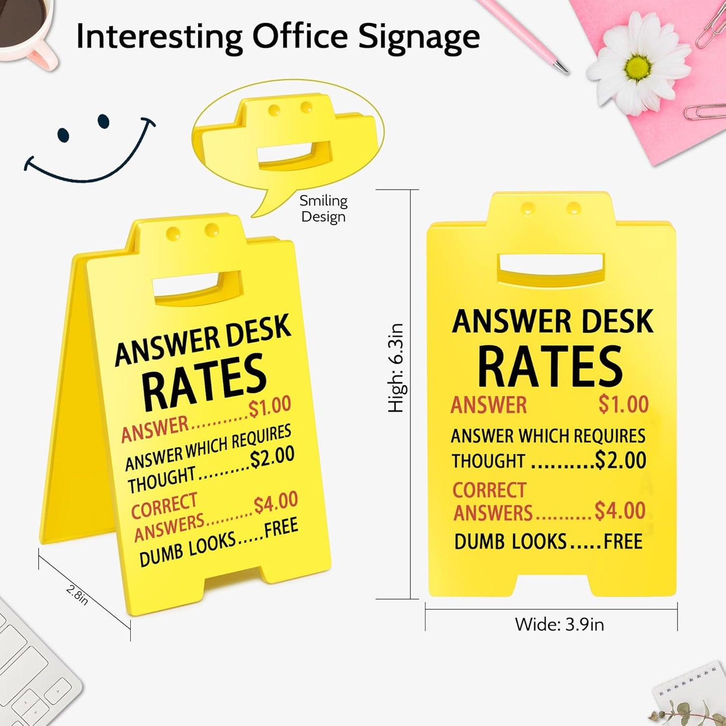 Funny Office Desk Sign
