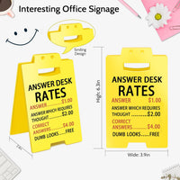 Funny Office Desk Sign