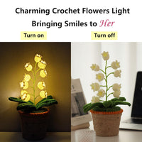 Glowing Crochet Lily Light