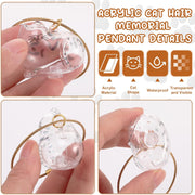 Cat Hair Storage Keychain