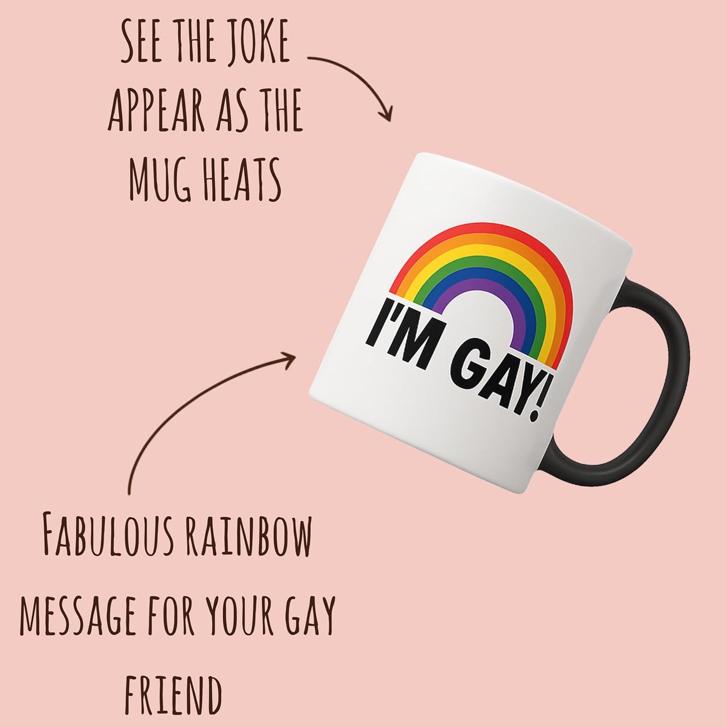 Rainbow Color-Changing Mug