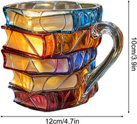 Stacked Books Mug