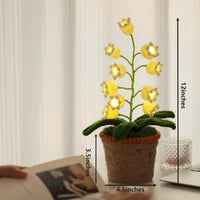 Glowing Crochet Lily Light