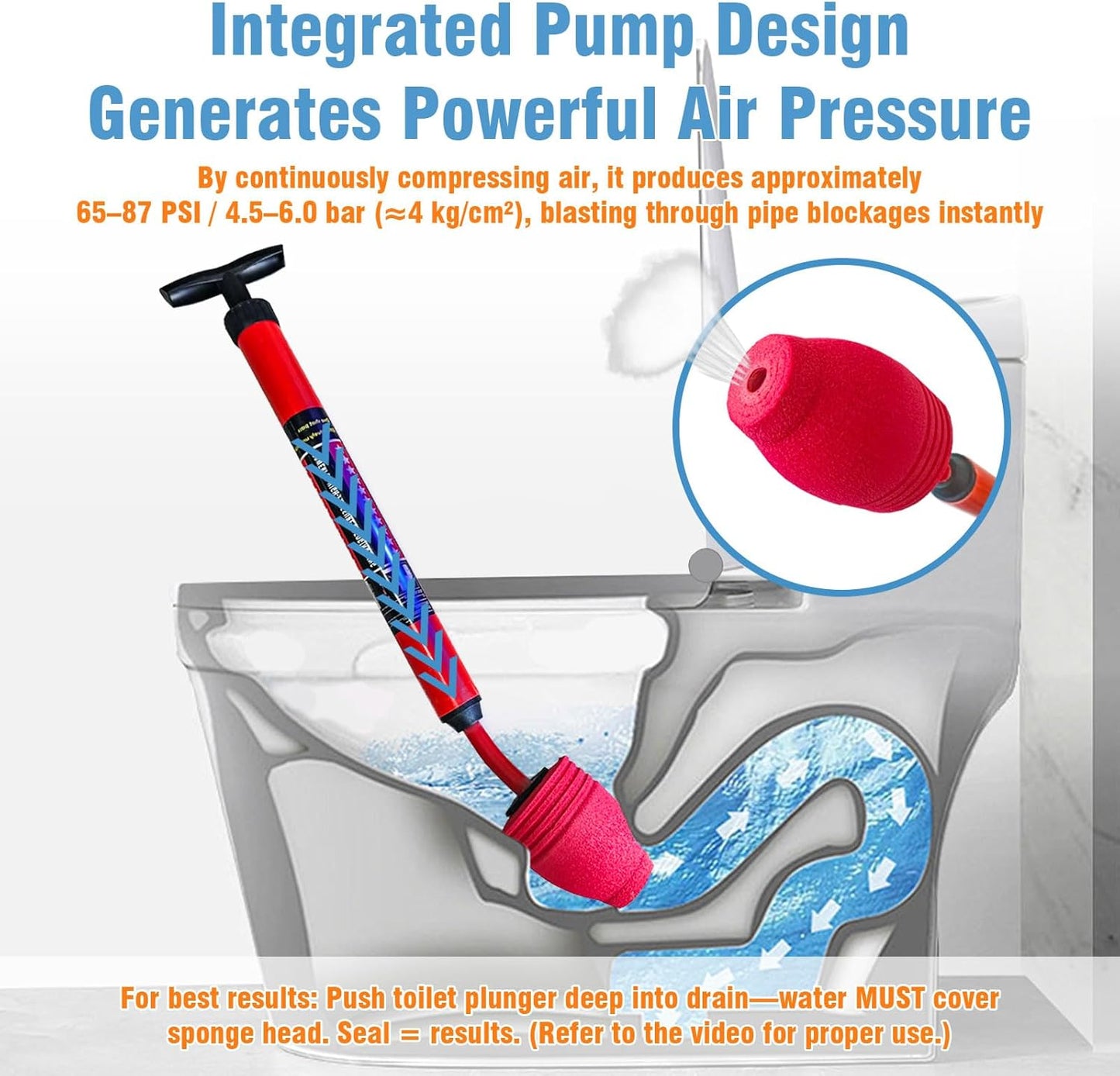 Toilet Brush & Plunger Set