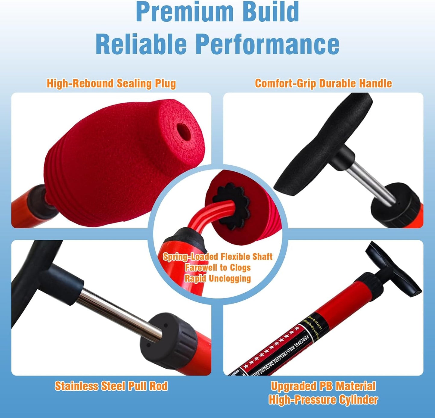 Toilet Brush & Plunger Set