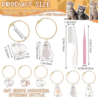 Cat Hair Storage Keychain