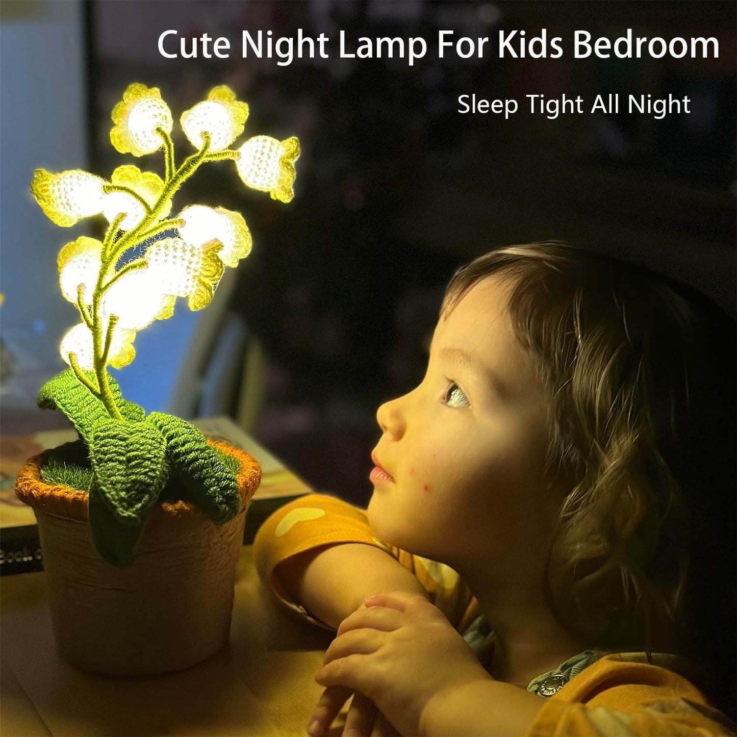 Glowing Crochet Lily Light