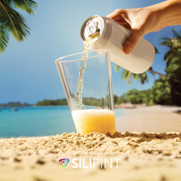 Unbreakable Silicone Pint Glass
