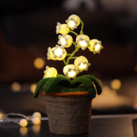 Glowing Crochet Lily Light