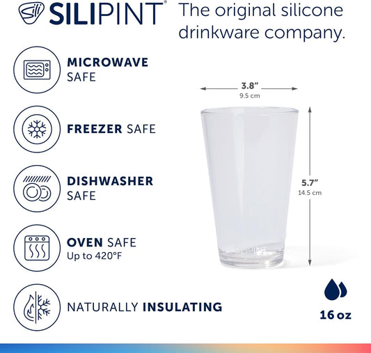 Unbreakable Silicone Pint Glass