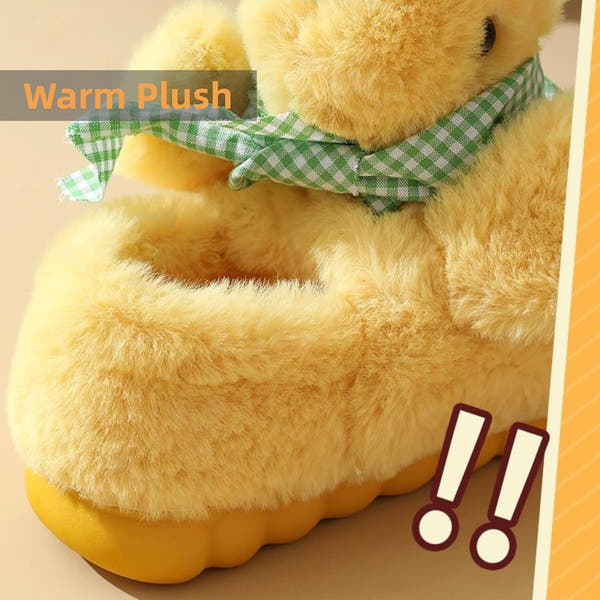 Fuzzy Duck Slippers