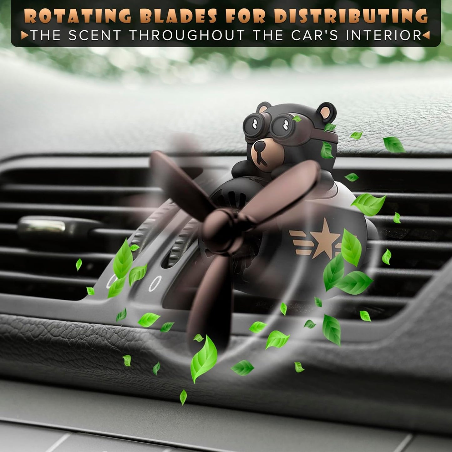 Bear Pilot Car Air Freshener