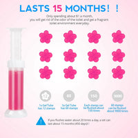 Flower Toilet Gel Stamp