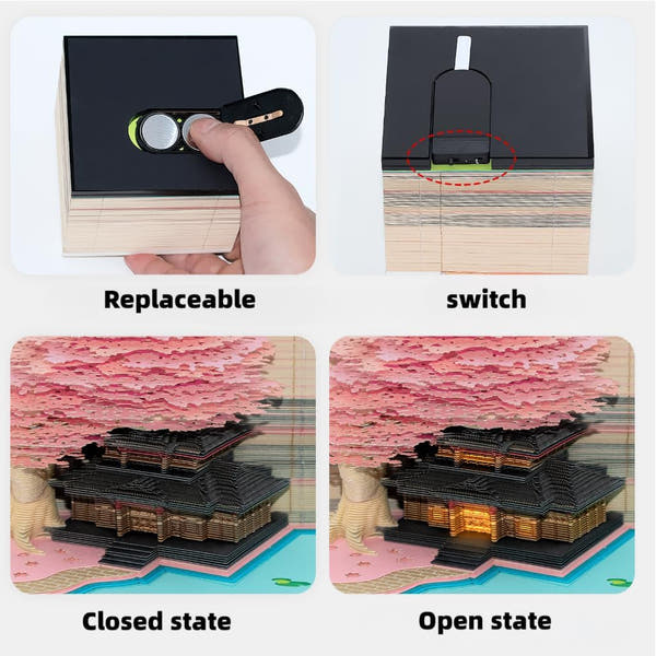 3D Calendar 2026 Pen Holder