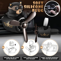 Bear Pilot Car Air Freshener