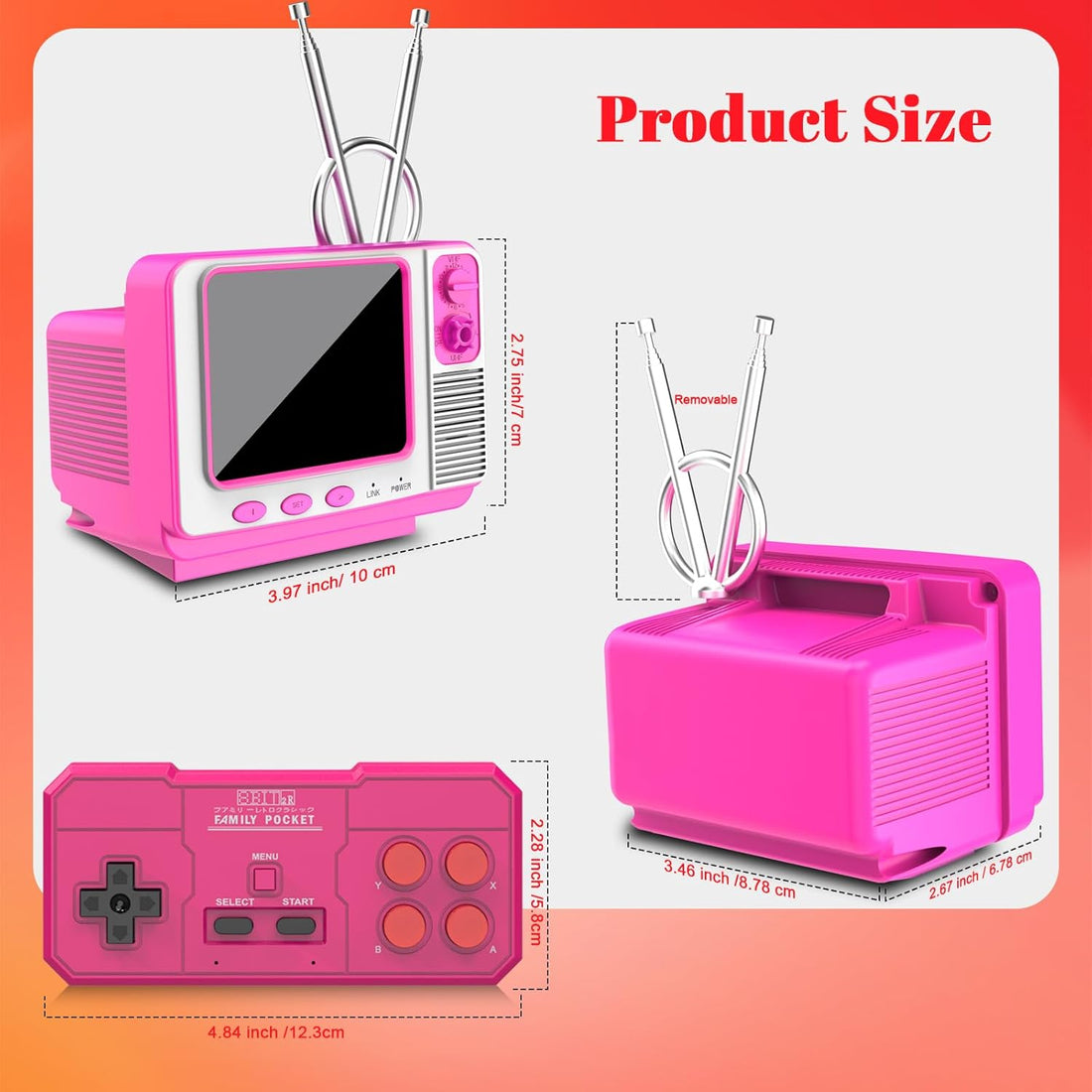 Retro Handheld Game Console