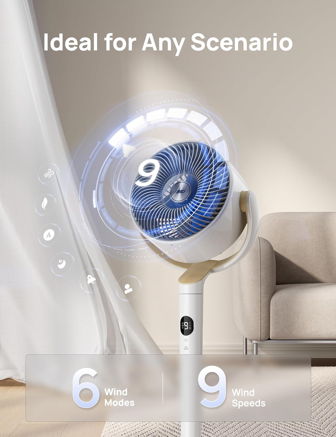 Oscillating Smart Fan