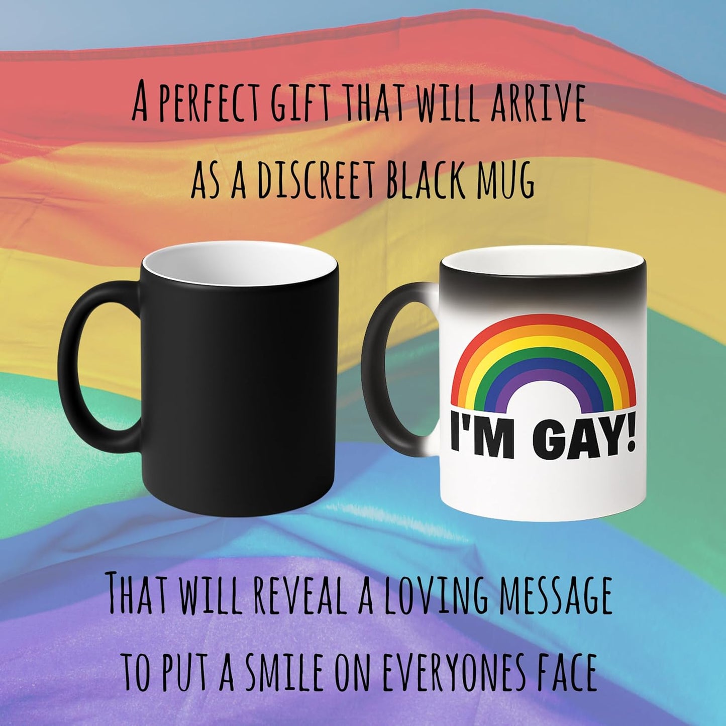 Rainbow Color-Changing Mug