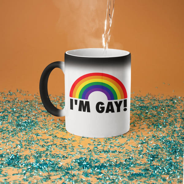 Rainbow Color-Changing Mug