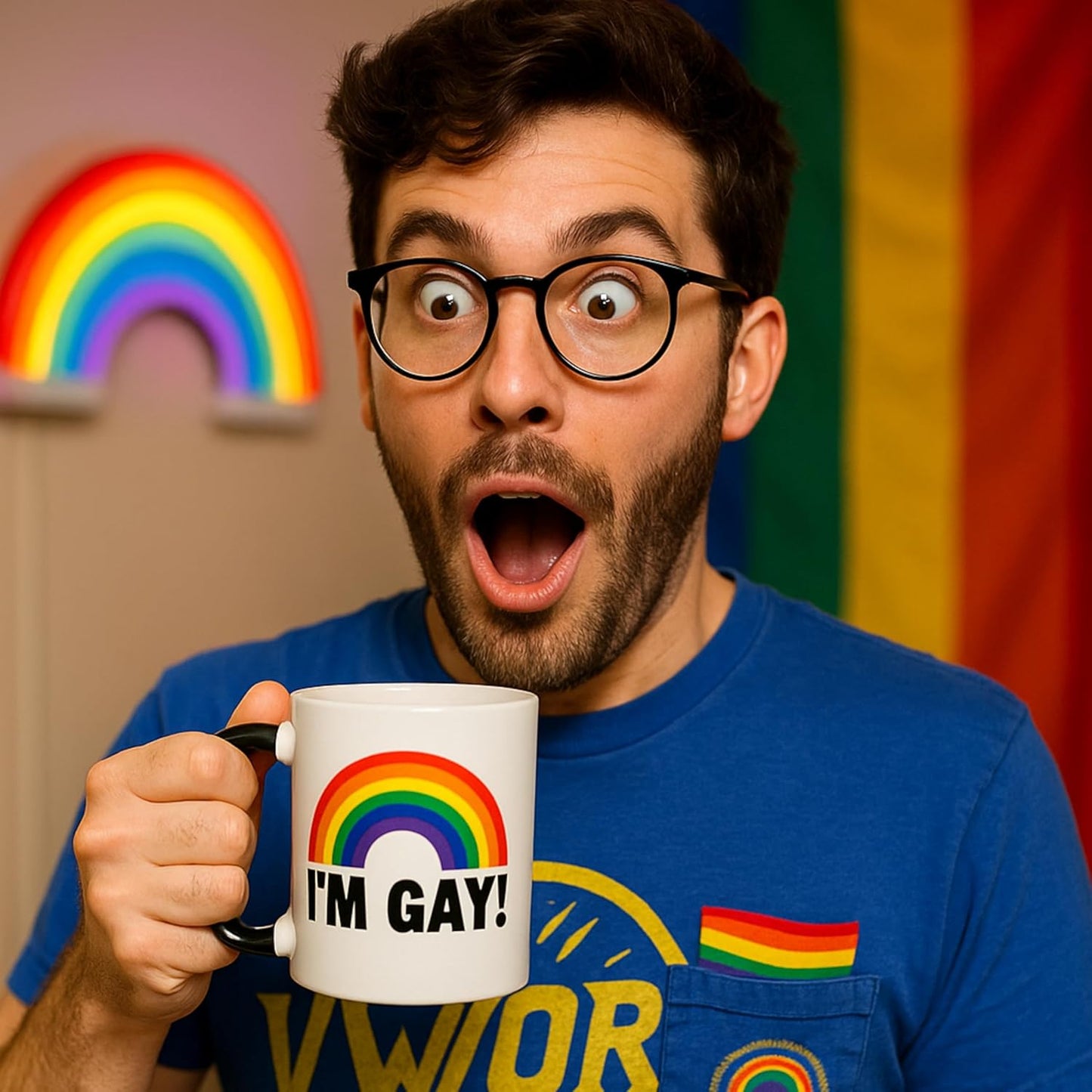 Rainbow Color-Changing Mug