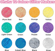 Kids Glitter Markers (12)