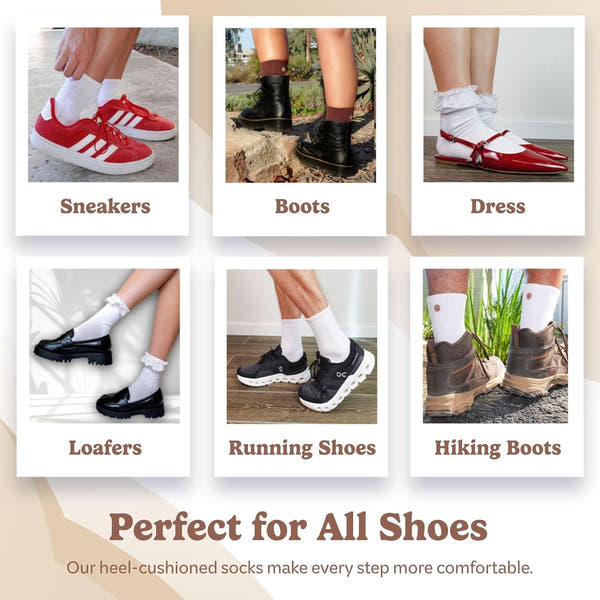 Cushioned Crew Socks