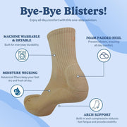 Cushioned Crew Socks