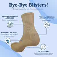 Cushioned Crew Socks