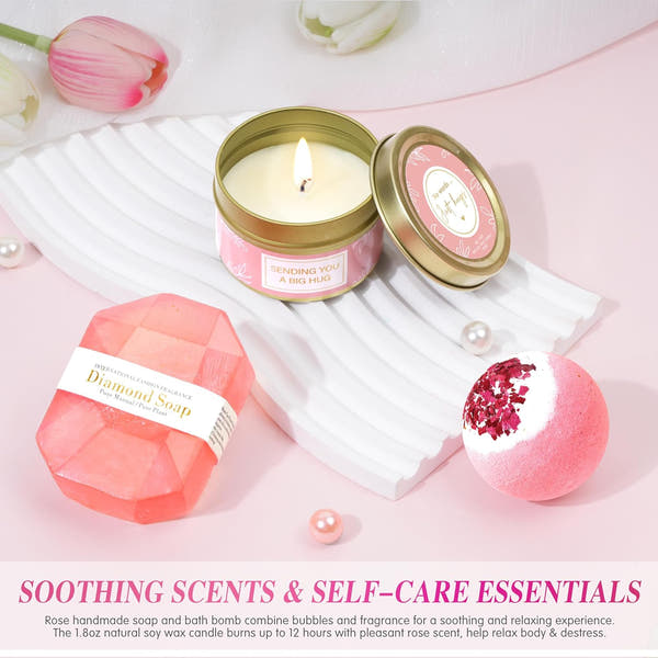 11PC Get Well Soon Gift Baskets for Women