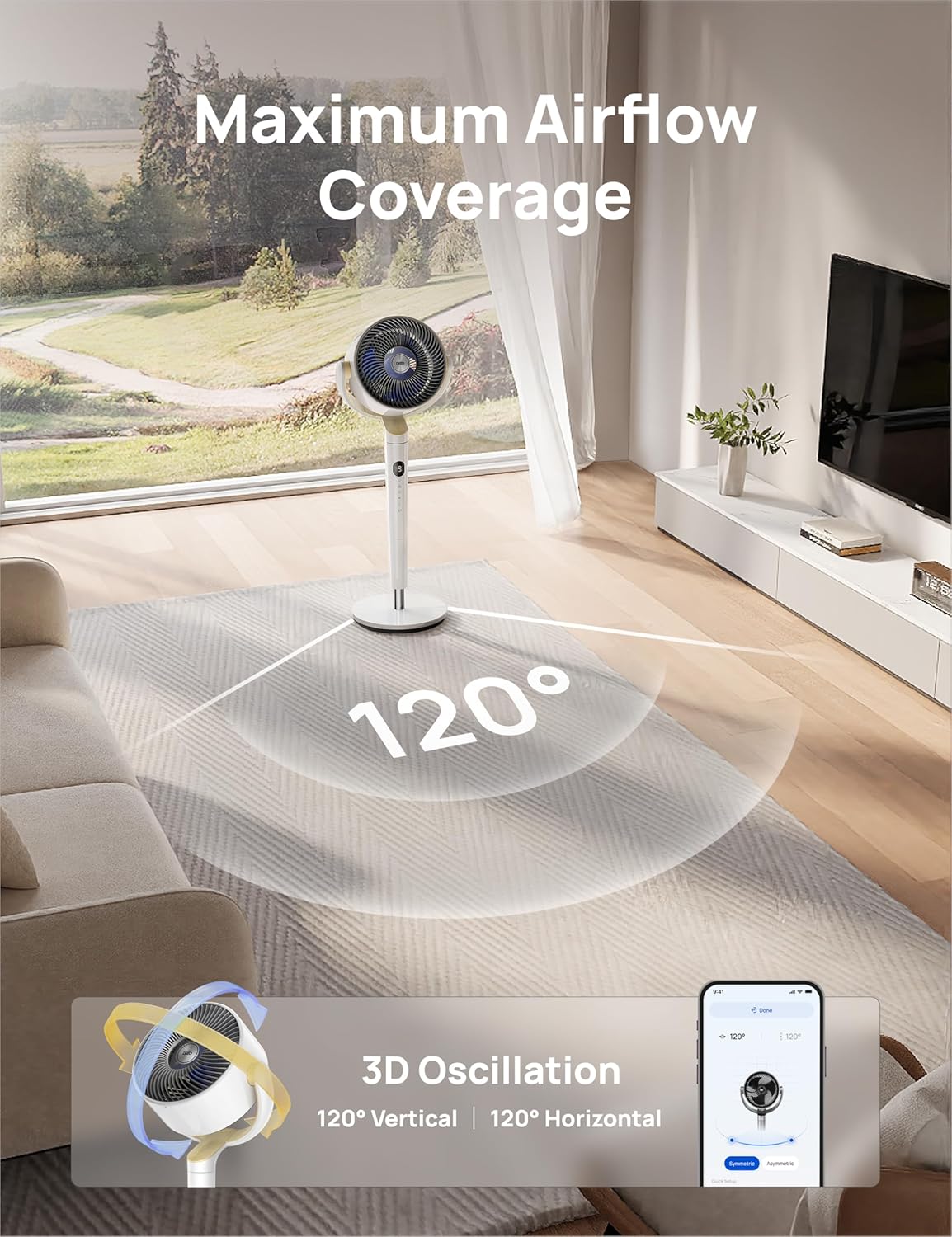 Oscillating Smart Fan