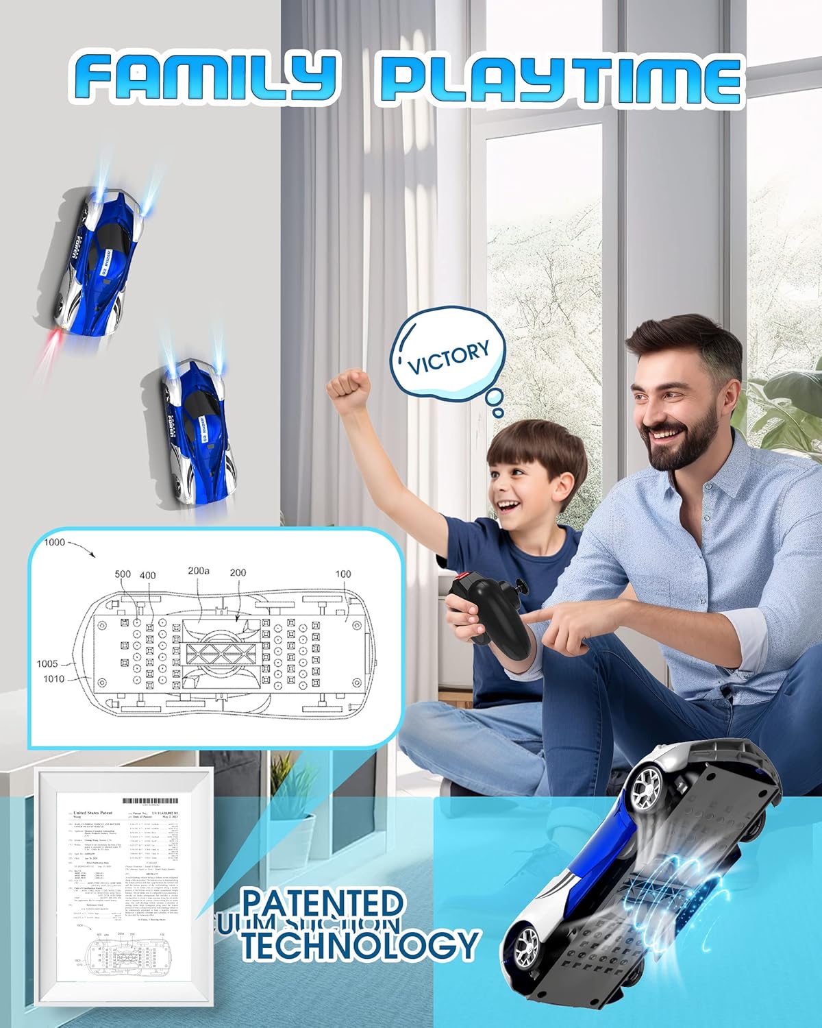 Wall-Climbing RC Car