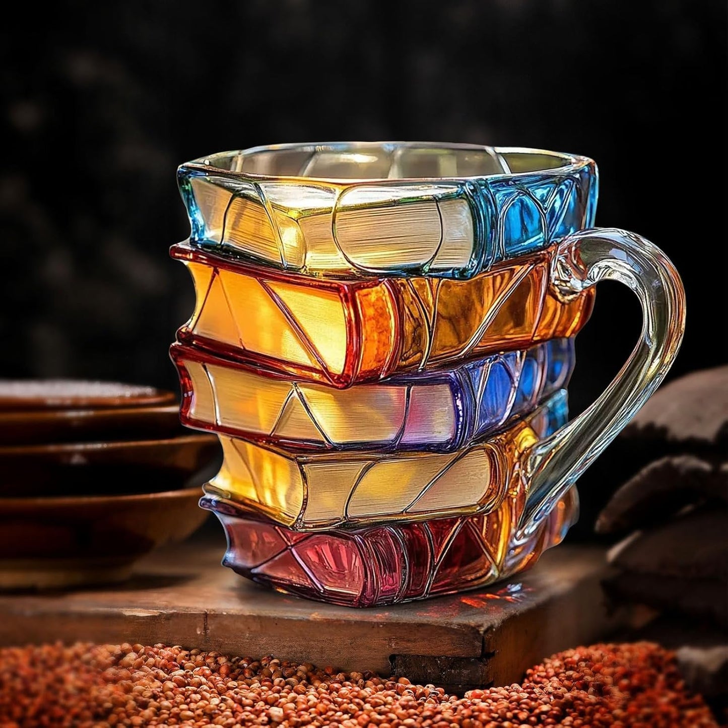 Stacked Books Mug