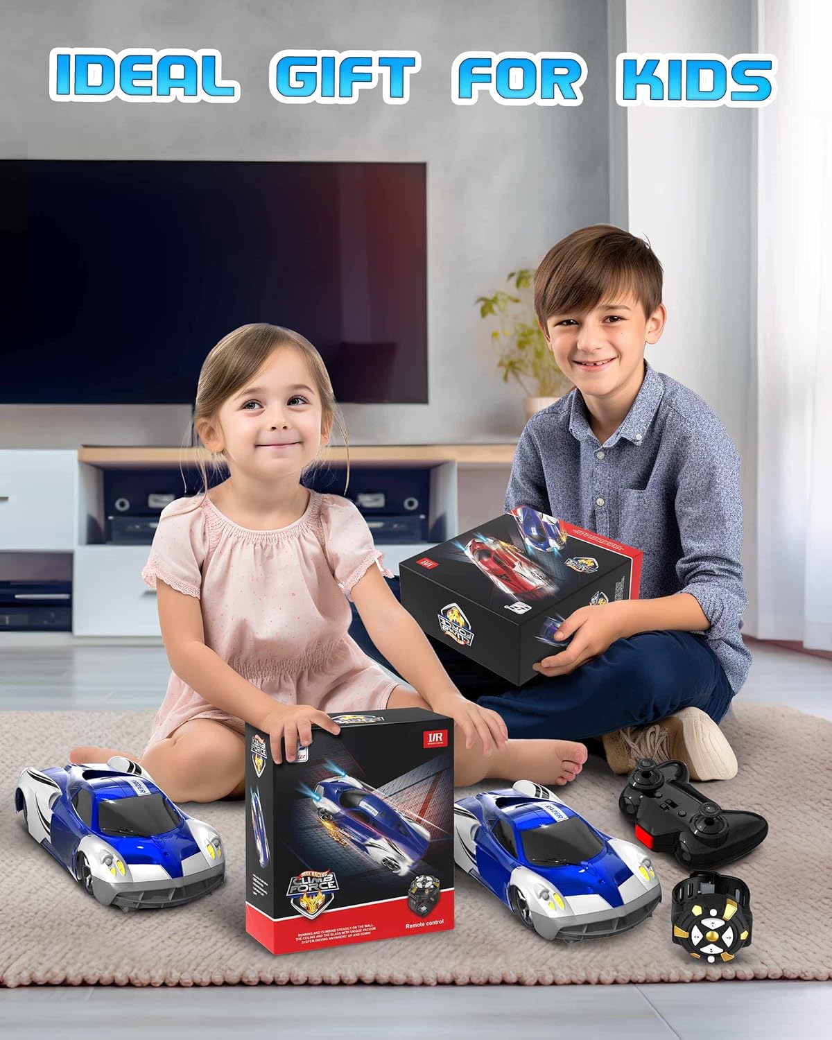 Wall-Climbing RC Car