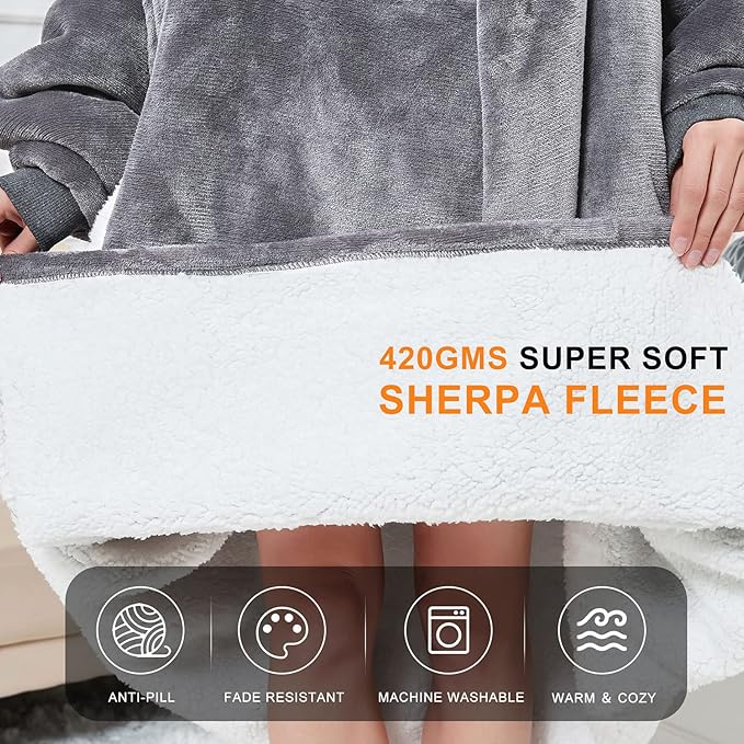 Wearable Blanket Hoodie