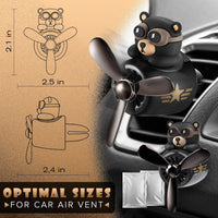 Bear Pilot Car Air Freshener