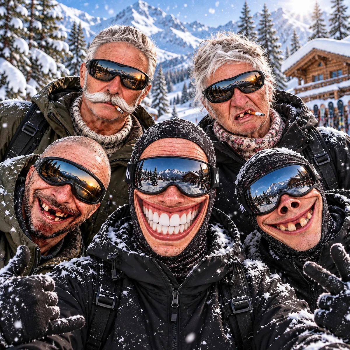 3D Funny Face Balaclava