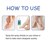 Foot spray detail