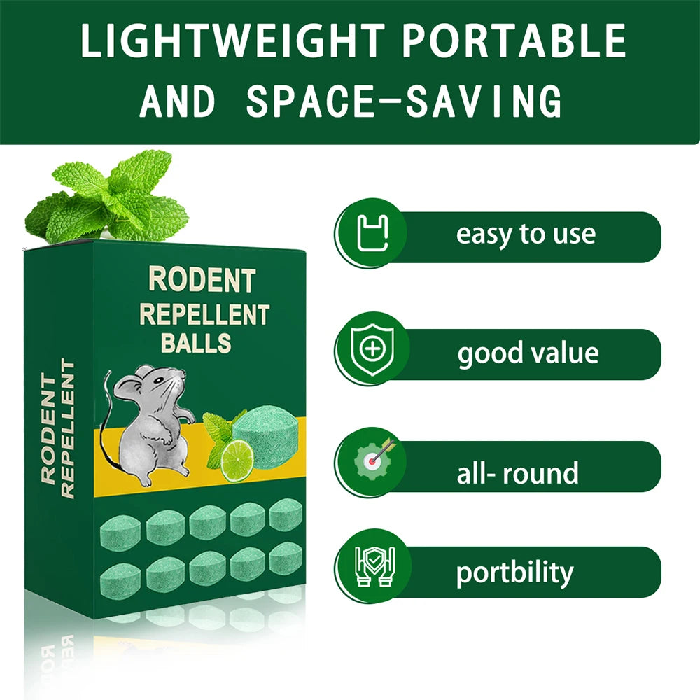 Peppermint Rodent Repellent Sachets (10-Pack)