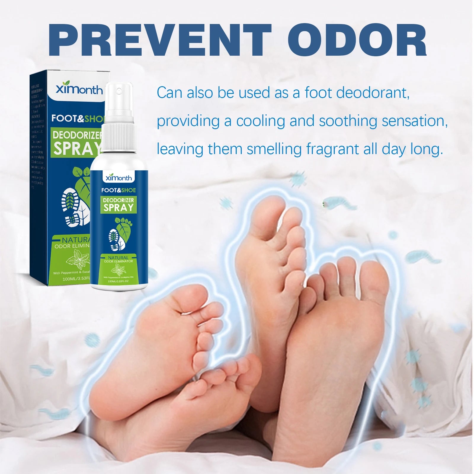Foot spray for shoes