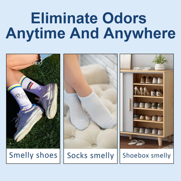 Foot deodorizer spray bottle
