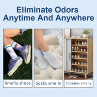 Foot deodorizer spray bottle