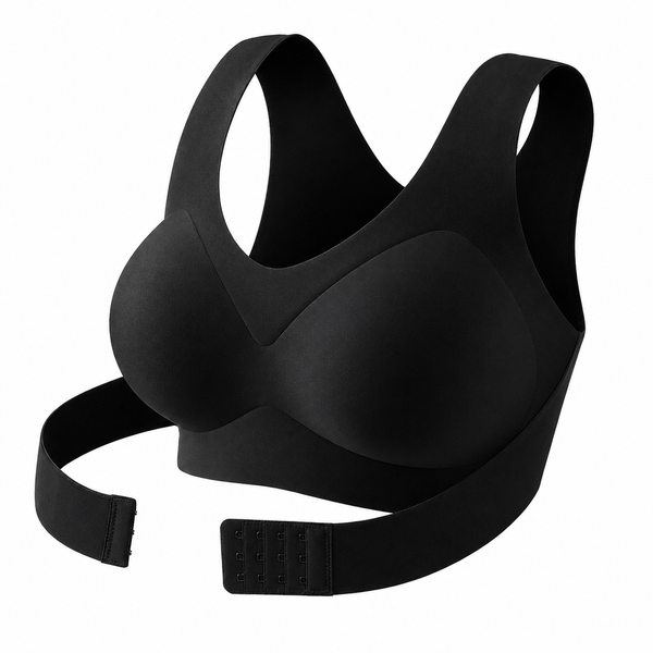 Seamless Cross-Back Support Bralette