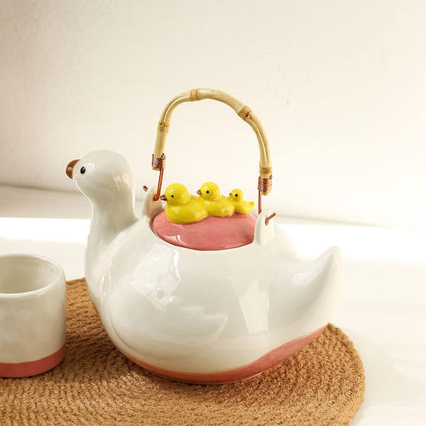 Duck Ceramic Water Bottle
