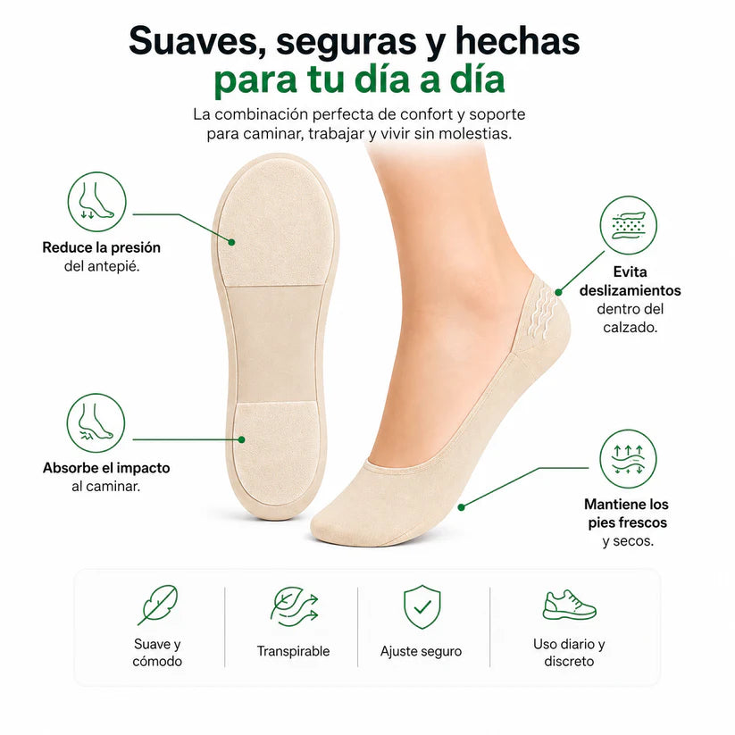 Invisible Non-Slip Boat Socks with Cushioned Sole