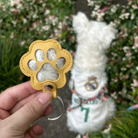 Pet Hair Storage Keychain
