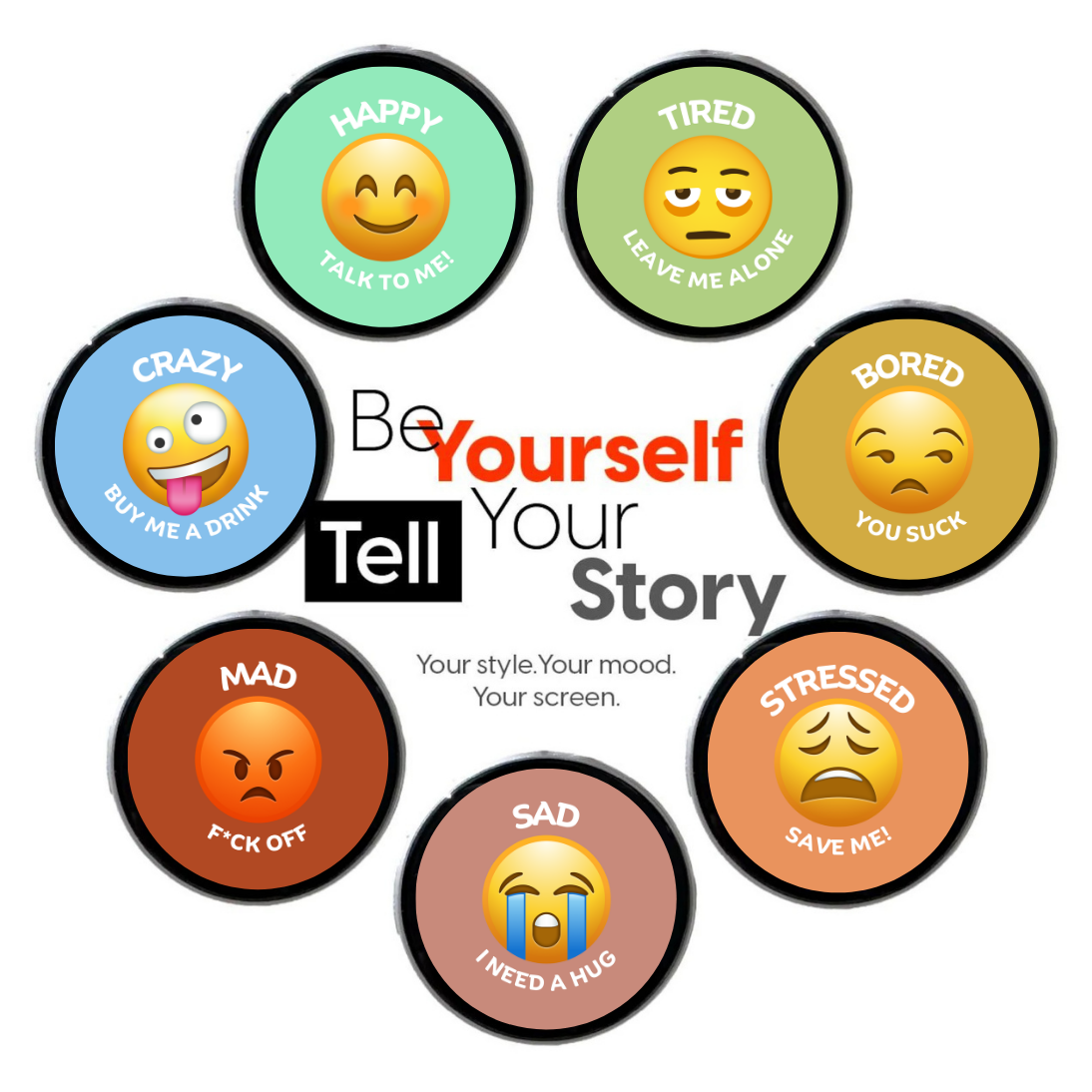 MemoPin Mood Badge