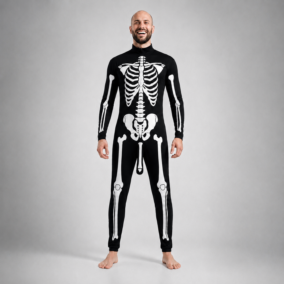 Full-Body Skeleton Bodysuit Costume