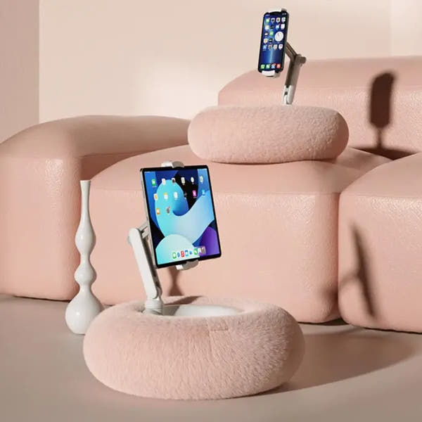 Plush Pillow Phone Holder