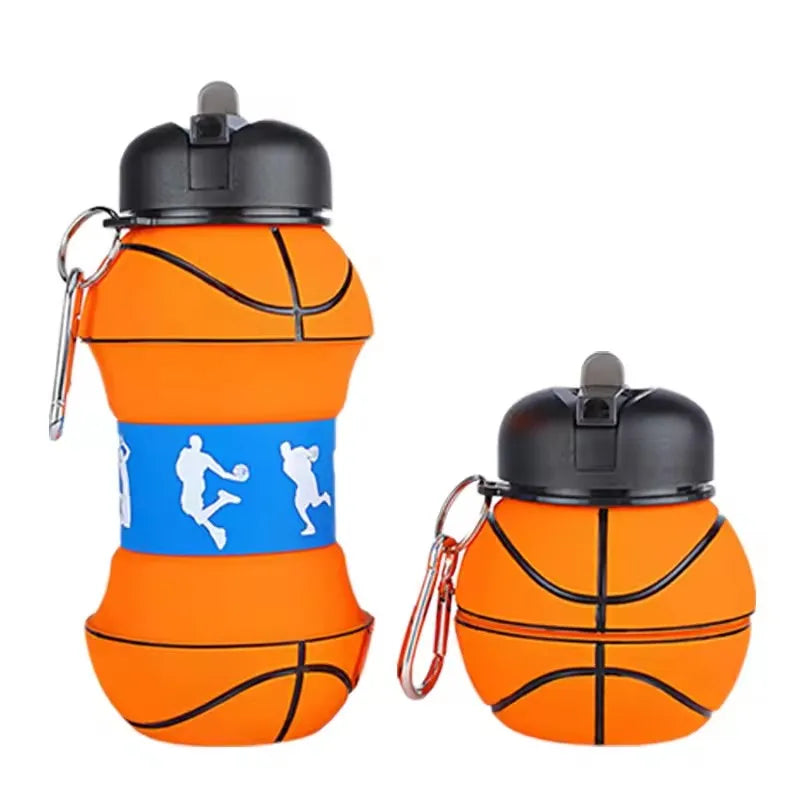 Foldable Sports Ball Water Bottle
