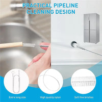 Drain Hair Remover Tool Kit – 25" Flexible Drain Snake & Cleaning Brushes